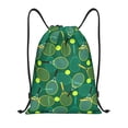 thumbnail image 1 of Fotbe Tennis Rackets and Balls Pattern Drawstring Backpack, Gym Bag, Lightweight Backpack, Water-Resistant Bag Travel Sports Backpack, Fitness Bag, Yoga Bag-Medium, 1 of 6