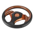 thumbnail image 3 of Dingln 320 Mm Universal Del Volante 6 Perno Tipo Imitativa Carreras De Automóviles Coche Modificado (Brown), 3 of 5