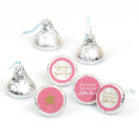 Pink Twinkle Little Star Baby Shower Or Birthday Party Round Candy Pink Twinkle Little Star Baby Shower Or Birthday Party Round Candy