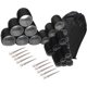thumbnail image 5 of Juego de 6 rulos sin calor con pinzas metálicas para cabello largo o corto, ideales para salones de belleza y para peinar en casa., 5 of 5