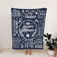 thumbnail image 4 of LHSHID 100th Birthday Gifts for Women 100th Birthday Blanket 100 Year Old Birthday Gifts for Granma Mom Wife Sister Birthday Gifts for Women Happy 100th Birthday Party Decorations 50x60in, 4 of 6