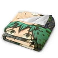 thumbnail image 6 of My Hero Academia Blanket, Anime Throw Blanket For Couch Sofa Bed, Soft Cozy Lightweight Warm Flannel Blanket, Home Decor, Anime Gifts For Boys Girls Kids Teens, 50"X40", 6 of 9