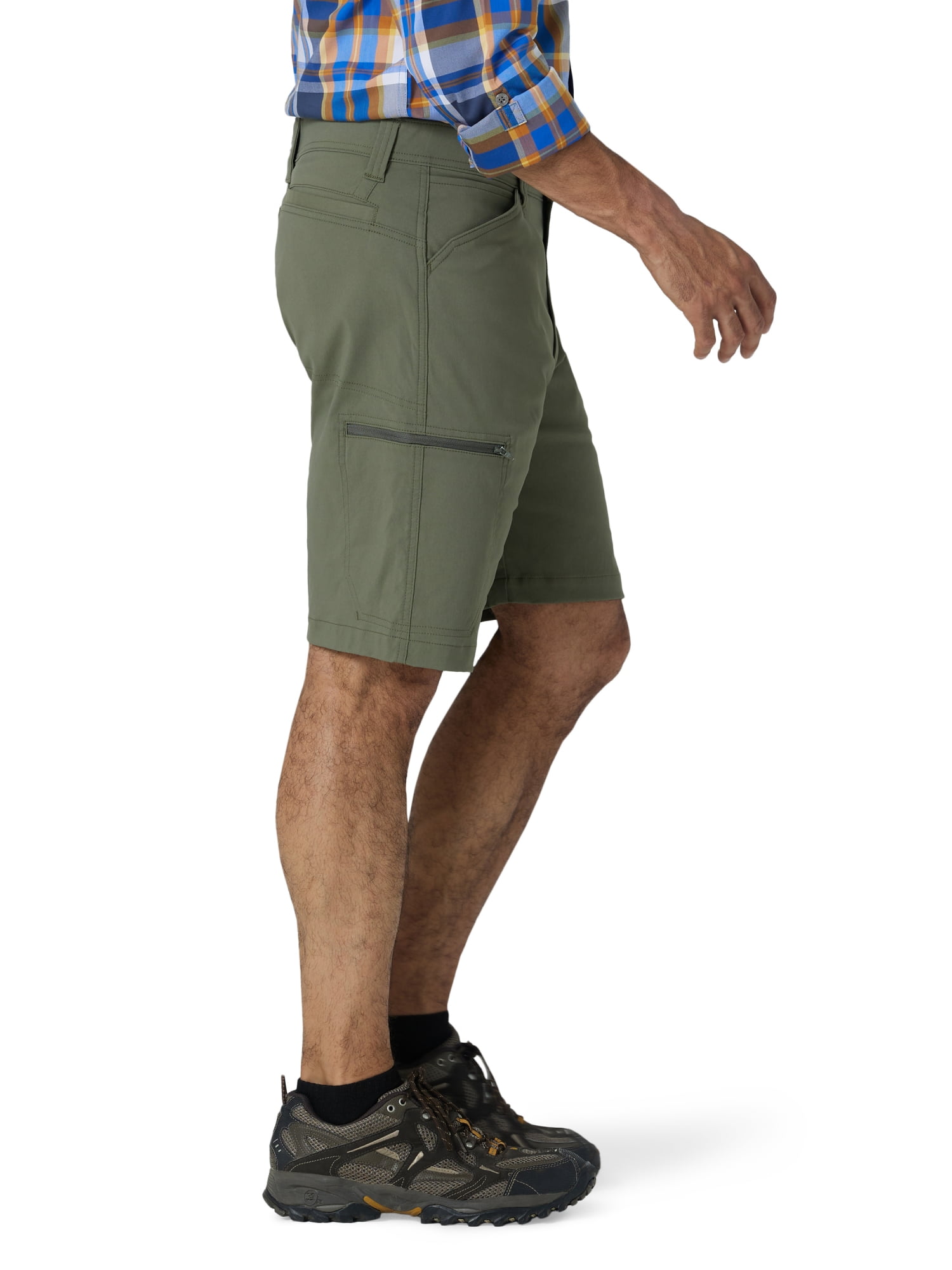 Wrangler Men's & Big Men's Performance Zip Cargo Shorts with UPF 50, Sizes 30-48