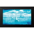thumbnail image 2 of Bluebird Barn 14x9 Black Modern Framed Museum Art Print Titled - Sailboat Vista, 2 of 5