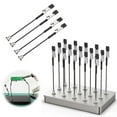 thumbnail image 3 of Outils de Kit de Modèle Hauteur et Largeur Réglables Support de Plateau Tournant avec Plateforme Rotative pour Miniatures Aérographe Loisirs Artisanat Rotation 360 Construction Abs, 3 of 9