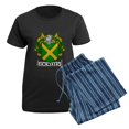 thumbnail image 5 of CafePress - Dowd Coat Of Arms Women's Dark Pajamas - Women's Short Sleeve Print T-Shirt and Pants Dark Cotton Pajama Set, 5 of 7