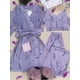 thumbnail image 4 of Conjunto de Bata de boda con estampado de flores, ropa de dormir de seda, lencería íntima informal, camisón suave, ropa para el hogar, 4 of 4