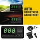 thumbnail image 2 of sweethay Botón HUD del coche Operación Velocímetro Odómetro Camión Tiempo de conducción Distancia Head up Display Advertencia de velocidad Alarma de Paneles de instrumentos para automóviles sweethay VI015900-00B, 2 of 6