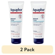 (2 pack) Aquaphor Healing Ointment Skin Protectant for Dry, Cracked, Irritated Skin, Fragrance Free, 7 oz