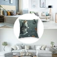 thumbnail image 5 of PIKWEEK  Pillow Covers, Cat Mermaid Decorative Throw Pillow Covers Sea Fish Mermaid Pillowcase Farmhouse Cushion Cases for Sofa Couch Outdoor Home Decorations ，Multiple Sizes, Set of 2 White, 5 of 7