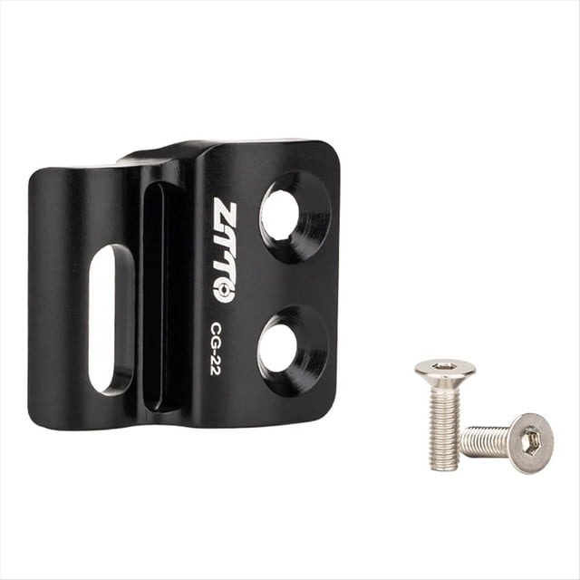 Patilla de Cambio Delantero de Aleación de Aluminio para Bicicleta, Compatible con Cuadros de Carbono, Montaje Directo para Bicicletas de Grava y -Country, Color Negro.