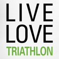 thumbnail image 3 of CafePress - Live Love Triathlon Men's Light Pajamas - Men's Light Loose Fit Cotton Pajama Set, 3 of 7