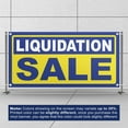 thumbnail image 3 of Liquidation Sale 13 oz Heavy Duty Vinyl Banner Going Out Of Business Everything Must Go Sign Final Sale Banner with Metal Grommets, Outdoor/Indoor, Single-Sided (5x1.5 Ft, Blue & Yellow & White), 3 of 6