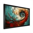 thumbnail image 5 of Designart "Majestic Motion Spiral In Red And Blue IV" Abstract Spirals Picture Framed Canvas Prints, 5 of 5