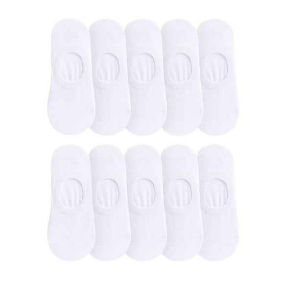 WEAIXIMIUNG Red Soccer Socks Youth 10 Pairs Of Trainer Socks for Men and Women with Non Silicone Solid Socks Boat Socks