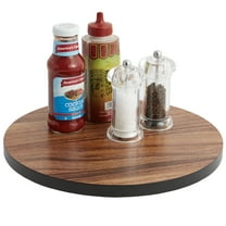 Woodard & Charles 14" Acacia Wood Lazy Susan with Stainless Steel Ball Bearing Mechanism