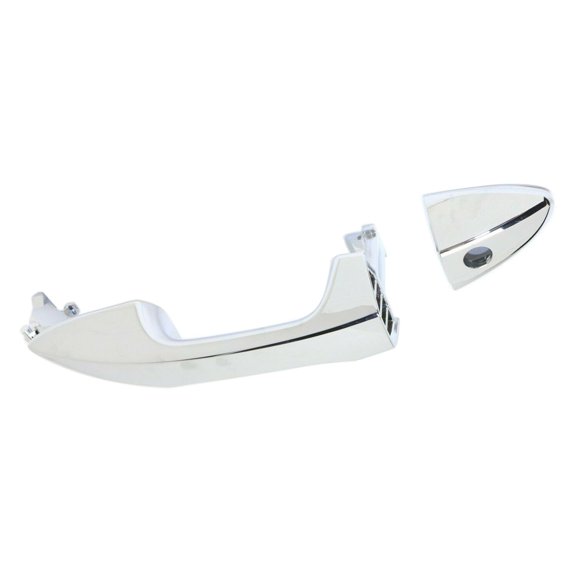 DAMAIJOY Door Handle Exterior Front Driver Side Left Chrome with Key Hole for Toyota for Corolla S Plus 2014-2016 & C 2014-2017 & Base/CE/L/LE Eco 2014-2019 & SE Plus/XLE/XSE 2017-2019
