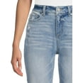 thumbnail image 2 of Time and Tru Women's High Rise Slim Boyfriend Crop Jeans, 2 of 5