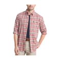 thumbnail image 1 of GH Bass & Co. Madawaska Trail - Camiseta con botones para hombre, color rojo, mediano, 1 of 1