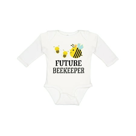 

Inktastic Future Beekeeper Honey Bee Gift Baby Boy or Baby Girl Long Sleeve Bodysuit