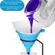 thumbnail image 5 of 100 Packs Paint Strainers Cone Paint Filter With 1 Pack Silicone Funnel, Cone Shaped Mesh Funnel For Automotive, Spray Guns, House, Etc., 5 of 5