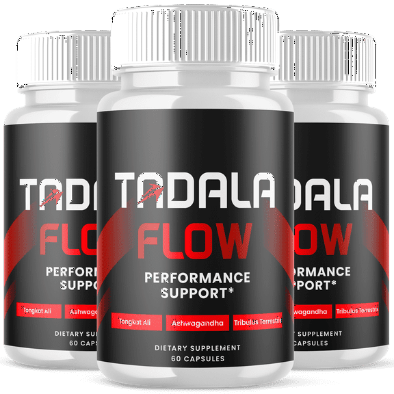Tadala Flow Advanced Formula Pills All Natural Vitamin Supplement TadalaFlow 180 Capsules