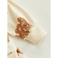 thumbnail image 6 of Franhais Baby Pants Set, Cartoon Bear Print Long Sleeve  Sweatshirt with Elastic Waist Sweatpants, 6 of 9