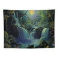 thumbnail image 5 of Chilfamy  Forest Tree Tapestry Wall Hanging Psychedelic Wall Tapestry Aesthetic Hippie Wall Decor Bohemian Wall Art Boho Home Decoration for Bedroom,Living Room,Dorm 40x30inch, 5 of 6