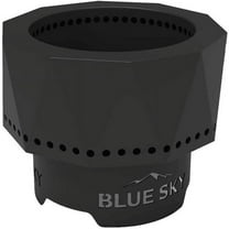 Blue Sky Outdoor Living Smokeless Pellet Fire Pit PFP1513 - Rust Resistant - Black, 15 x 12.5 in