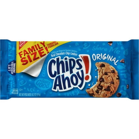 (2 Pack) Nabisco Chips Ahoy! Original Chocolate Chip Cookies, 18.2 (Best Chocolate No Bake Cookies)