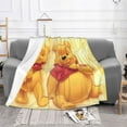 thumbnail image 2 of Winnie The Pooh Fleece Blanket Super Soft Cozy Throw Blanket Fuzzy Comfy Flannel Blanket Warm Plush Blankets And Throws For Couch, Sofa, Bed 50"X40", 2 of 7