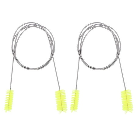 

2Pcs Flexible Pipe Brush Double Ended Pipe Brush Hose Pipe Cleaning Brush for Fish Tank