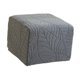 thumbnail image 4 of Funda cuadrada para otomana, funda protectora elegante, práctica, transpirable y ligera. Gris oscuro, 4 of 9