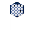 thumbnail image 1 of Tactique de Composition Internationale d'Échecs Cure-Dents Drapeaux Pics à Cupcakes Célébration de Fête, 1 of 3