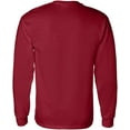 thumbnail image 3 of Gildan Heavy Cotton 5.3 oz. Long-Sleeve Men T-Shirt Garnet 2X-Large, 3 of 3