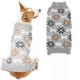 thumbnail image 4 of Keimprove Hat Dogs Sweater with Bowtie Checkered Dog Sweaters for Small Dogs Warm Love Sweaters Skirt Dachshund Chihuahua Corgi, 4 of 9