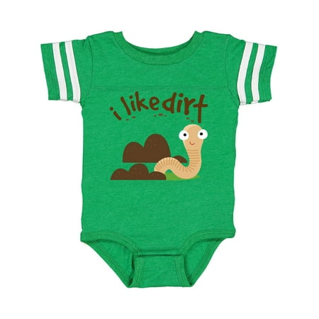 

Inktastic I Like Dirt Earthworm Gift Baby Boy or Baby Girl Bodysuit