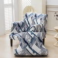 thumbnail image 2 of Topchances Stretch Wingback Chair Cover, Printed Accent Chair Covers with Arms, 2-Piece Armchair Slipcover with Cushion Cover, 2 of 8