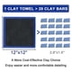 thumbnail image 3 of 2Pack Clay Towel Auto Detailing, Fine Grade Microfiber Car Clay Towel, 3 of 5