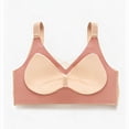 thumbnail image 3 of Supportive Wireless Full Coverage Bra for Everyday Comfort with Side Smoothing and Lift T-Shirt Friendly Seamed-Free Design for All Seasons, 3 of 5
