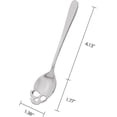 thumbnail image 4 of Set of 6 Skull Sugar Spoons - 304 Stainless Steel Dessert Tea Coffee Stirring Spoons (Black), 4 of 5