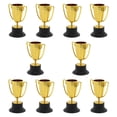 thumbnail image 4 of 10 mini trofeos portátiles, resistentes y multiusos, pequeños trofeos para niños, para competiciones, , decoraciones de fiestas y ceremonias. Oro, 4 of 10