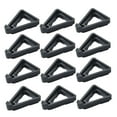 thumbnail image 1 of 12 Pieces Plant Pot Feet Flower Pot Riser Shelf Planter rack, Invisible Triangle S Black, 1 of 8