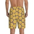 thumbnail image 2 of Balery Sunflower Men's Cotton Knit Pajama Shorts Waistband & Pockets,Short Pajama Pants-X-Large, 2 of 8