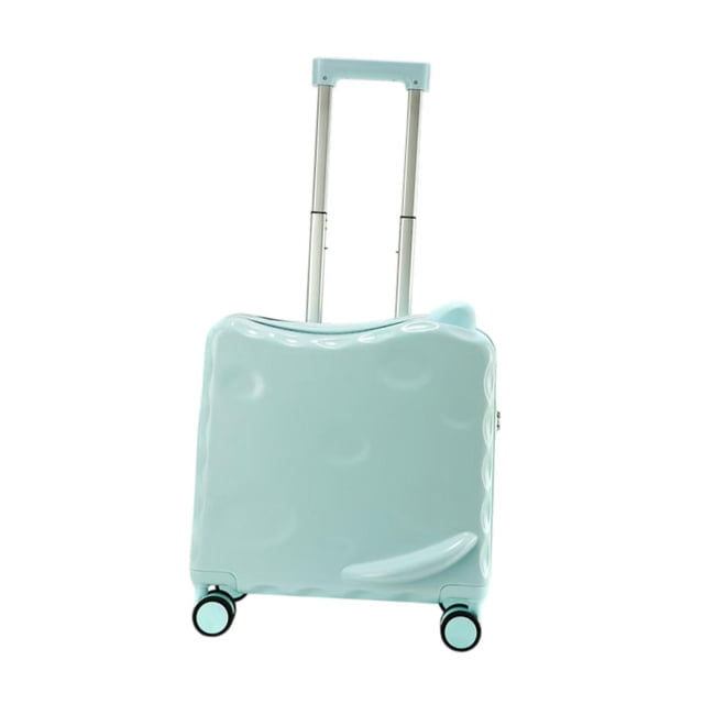 Lengipaje de viaje, viajar en la maleta con ruedas, niños livianos para niñas portátiles , Verde