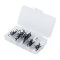 thumbnail image 3 of Sharpened Treble Hook 50pcs/Box Fishing Hook Sharpened Treble Hook 5 Sizes 2/4/6/8/10 Fishhook Tackle Black, 3 of 7