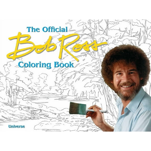 The Official Bob Ross Coloring Book (Paperback)