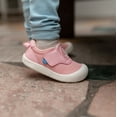 thumbnail image 3 of JAN & JUL Girls' Easy-On Toddler Shoes with Flexible Soles for Summer (Pink Rainbow, Size 8 Toddler), 3 of 8