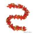 thumbnail image 3 of Dongrere Artificial Fall Pumpkin Garland Bendable Maple Leaf Berry Vine Thanksgiving Garland for Halloween Home Decor, 71 Inch, 3 of 6