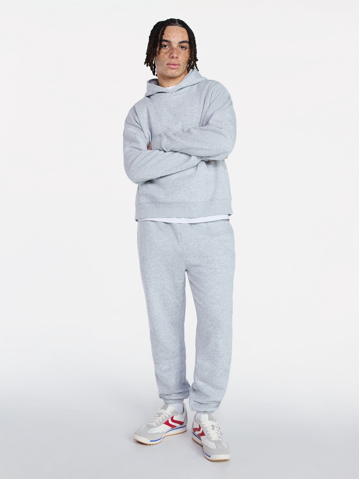 No Boundaries Soft Fleece Jogger Sweatpants, 30'' Inseam, Men's XS-4XLT